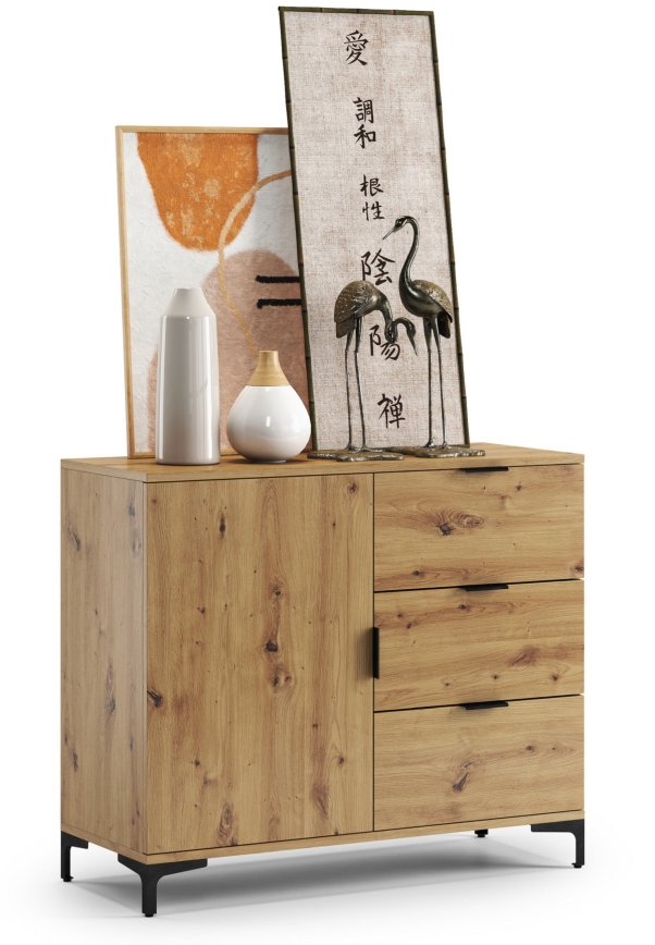Armario con cajones LORA roble artisan
