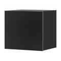 Armario de pared PAVO 34x34 cm negro brillante