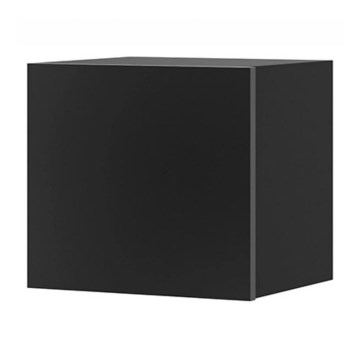 Armario de pared PAVO 34x34 cm negro brillante