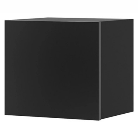 Armario de pared PAVO 34x34 cm negro brillante