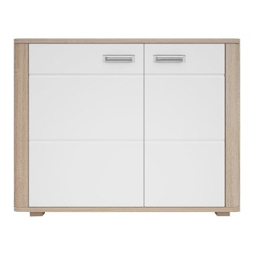 Armario MOLDIS 85,5x107 cm roble cañón/blanco