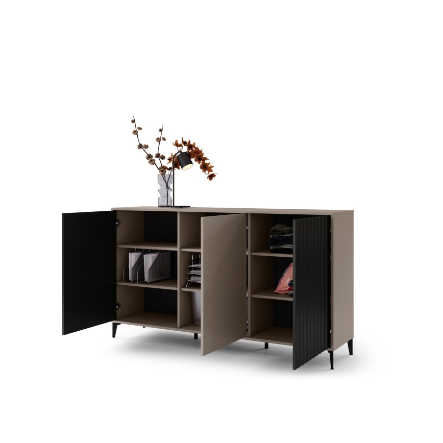 Armario RONJA taupe/negro