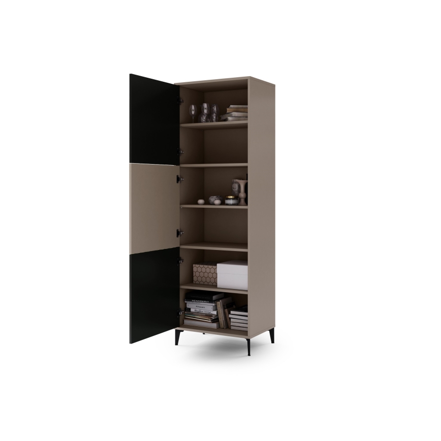 Armario RONJA taupe/negro