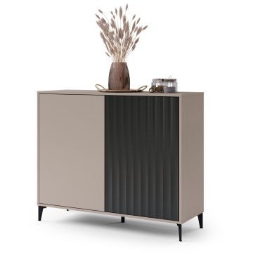 Armario RONJA taupe/negro
