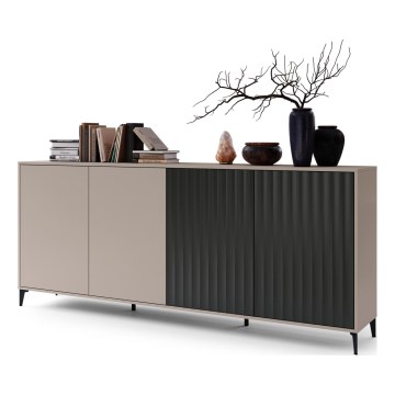 Armario RONJA taupe/negro