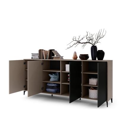 Armario RONJA taupe/negro