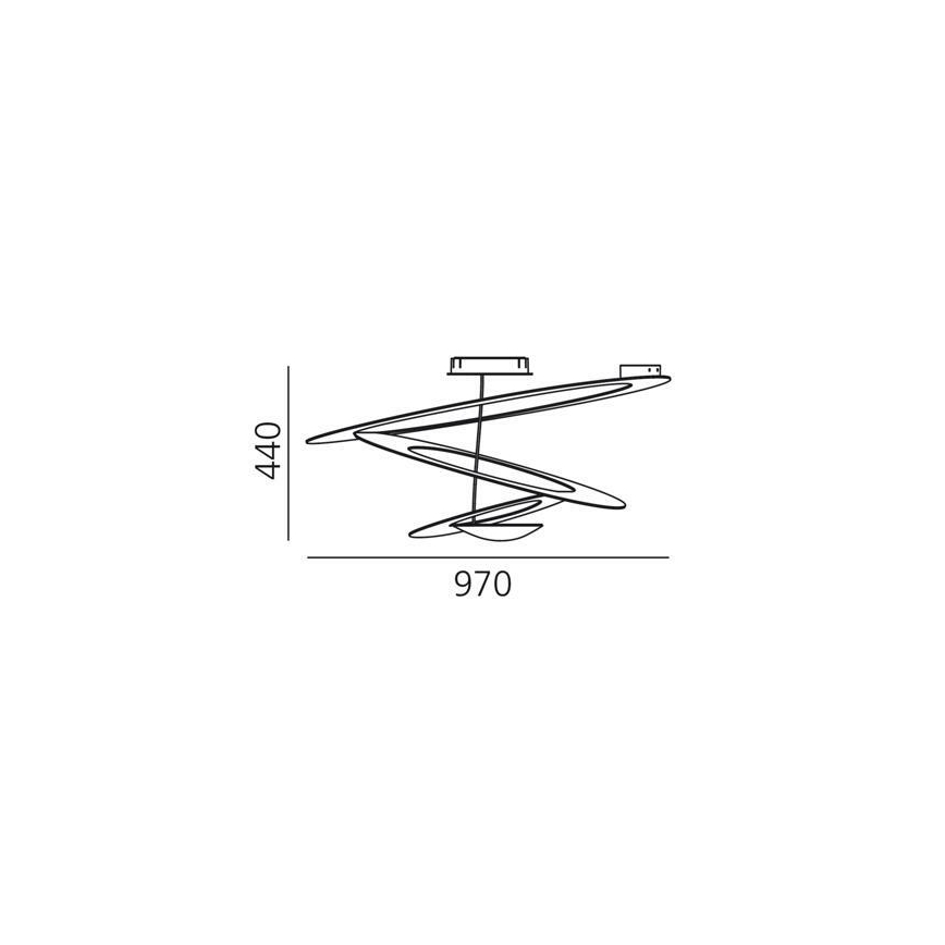 Artemide 1242010A - Plafón PIRCE 1xR7s/11W/230V blanco