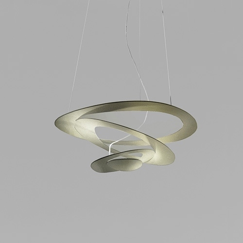 Artemide 1249020A - Lámpara de araña LED regulable PIRCE LED/27W/230V 3000K dorado