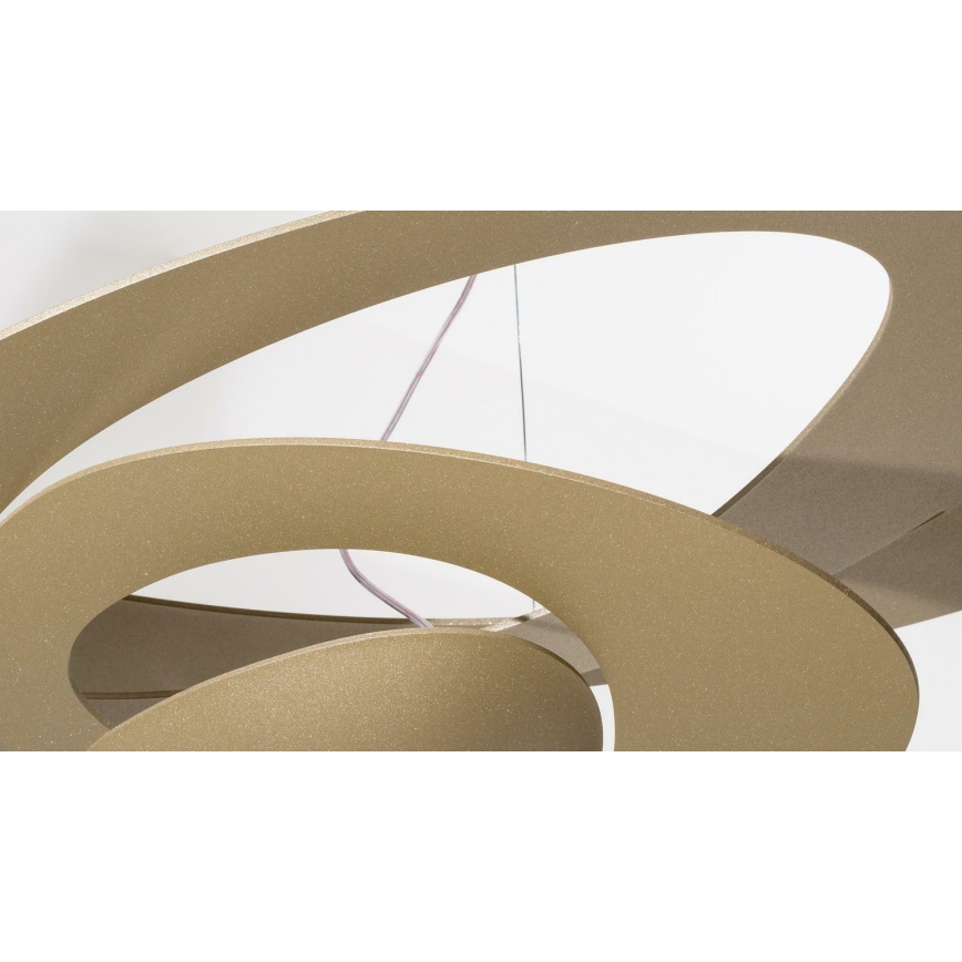 Artemide 1249020A - Lámpara de araña LED regulable PIRCE LED/27W/230V 3000K dorado
