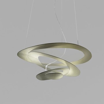 Artemide 1256120A - Lámpara de araña LED regulable PIRCE LED/44W/230V 3000K dorado