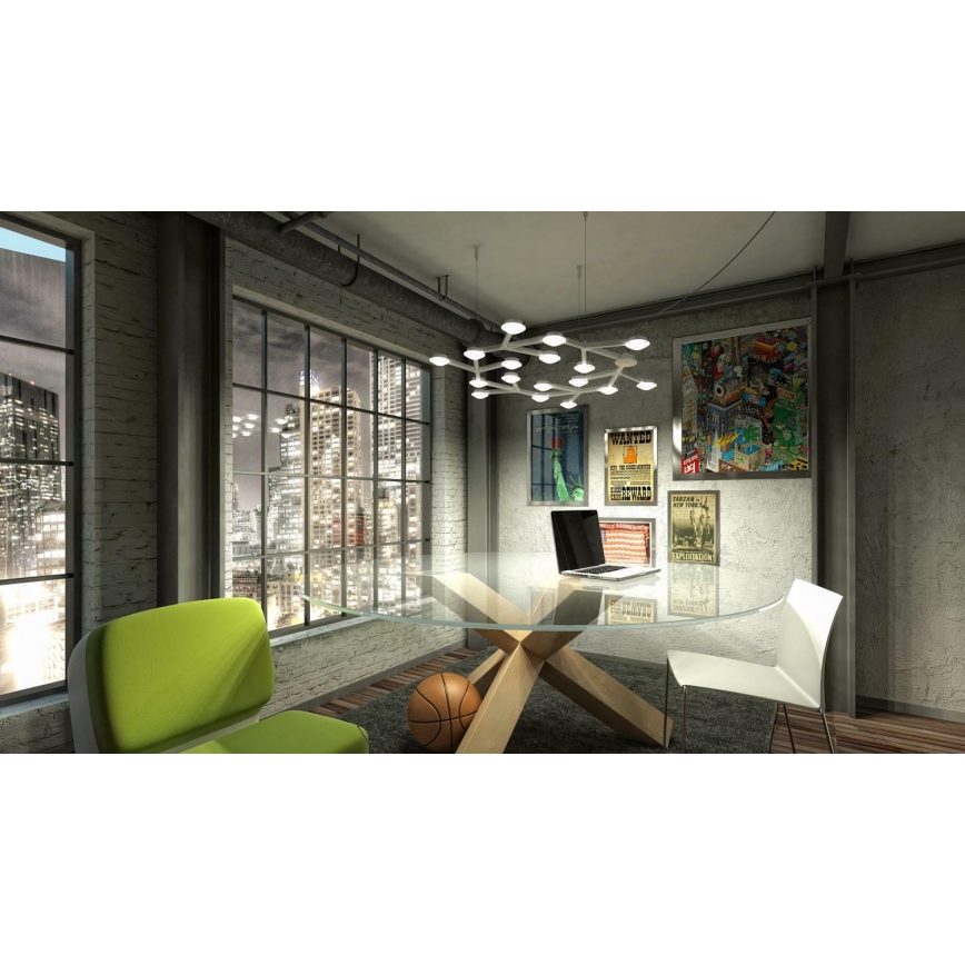 Artemide 1575050APP - Lámpara de araña LED regulable NET LED/43W/230V diá. 65 cm 3000K