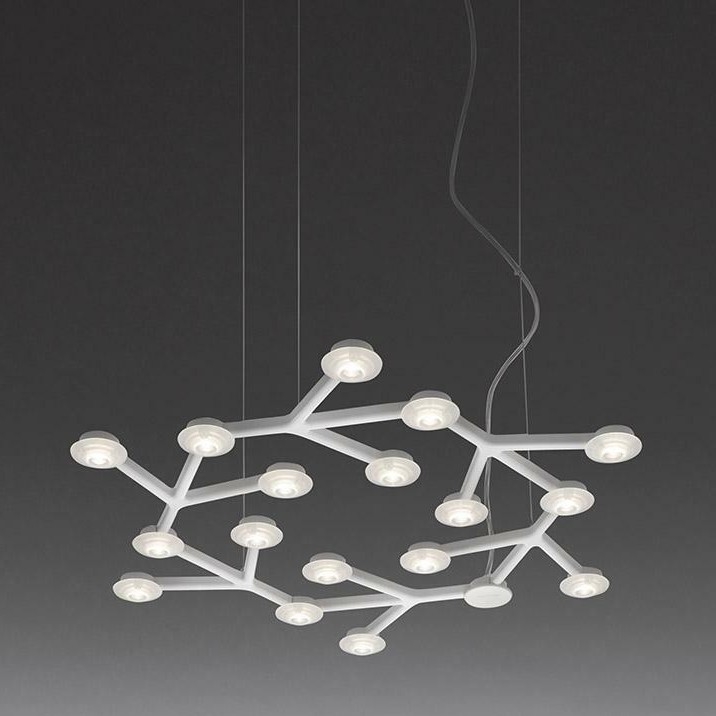 Artemide 1575050APP - Lámpara de araña LED regulable NET LED/43W/230V diá. 65 cm 3000K