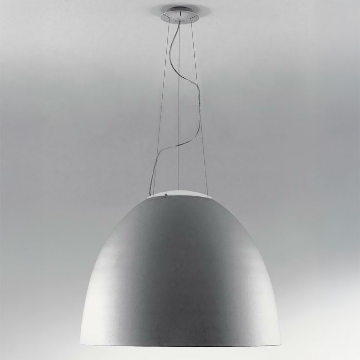 Artemide A242910 - Lámpara colgante NUR 2xR7s/11W/230V gris