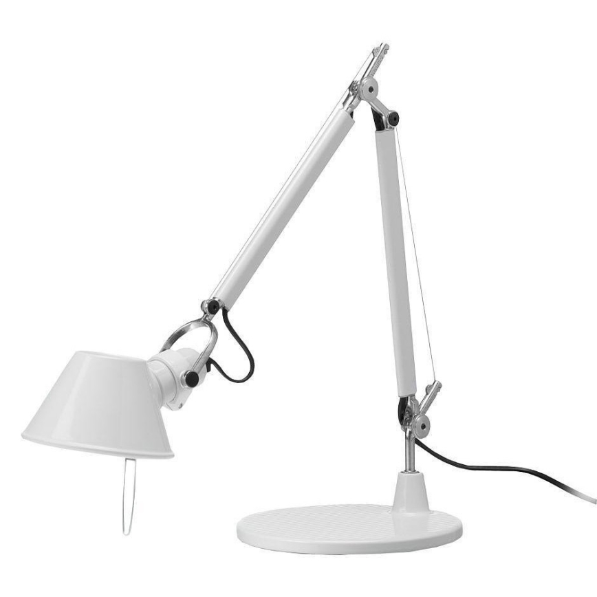 Artemide - Lámpara de mesa TOLOMEO MICRO 1xE14/46W/230V blanca