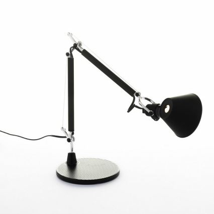 Artemide - Lámpara de mesa TOLOMEO MICRO 1xE14/60W/230V negra