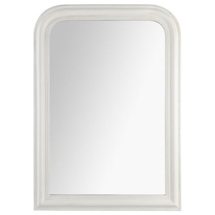 Atmosphera - Espejo de pared ADELE 104x74 cm pino/blanco