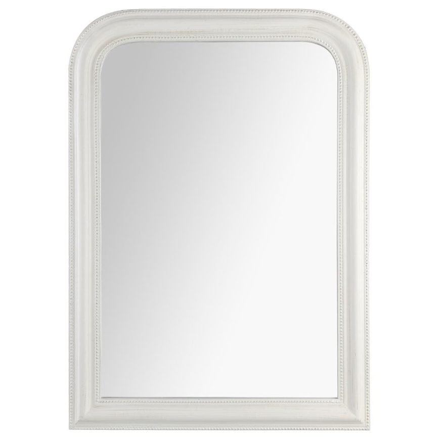 Atmosphera - Espejo de pared ADELE 104x74 cm pino/blanco