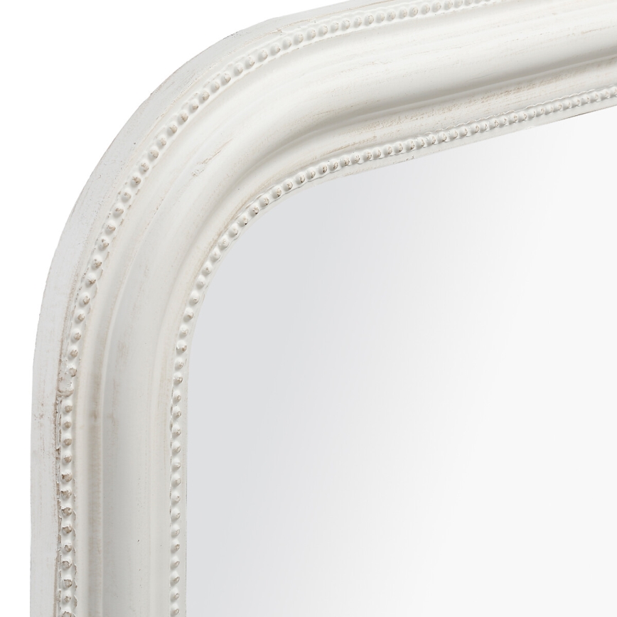 Atmosphera - Espejo de pared ADELE 104x74 cm pino/blanco