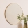 Atmosphera - Espejo de pared ALICE diá. 70 cm dorado