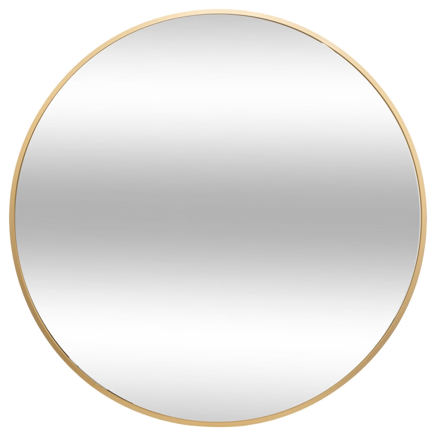 Atmosphera - Espejo de pared ALICE diá. 70 cm dorado