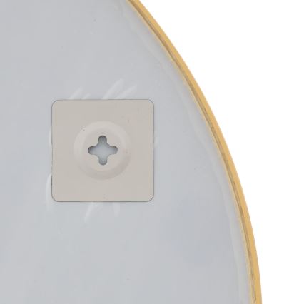 Atmosphera - Espejo de pared ALICE diá. 70 cm dorado