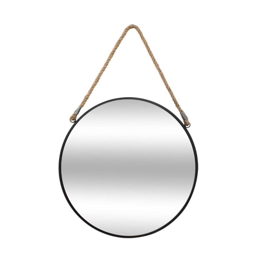 Atmosphera - Espejo de pared EDEN diá. 38 cm negro