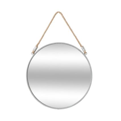 Atmosphera - Espejo de pared EDEN diá. 38 cm plata
