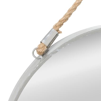 Atmosphera - Espejo de pared EDEN diá. 38 cm plata