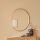 Atmosphera - Espejo de pared KIM diá. 75 cm árbol de caucho