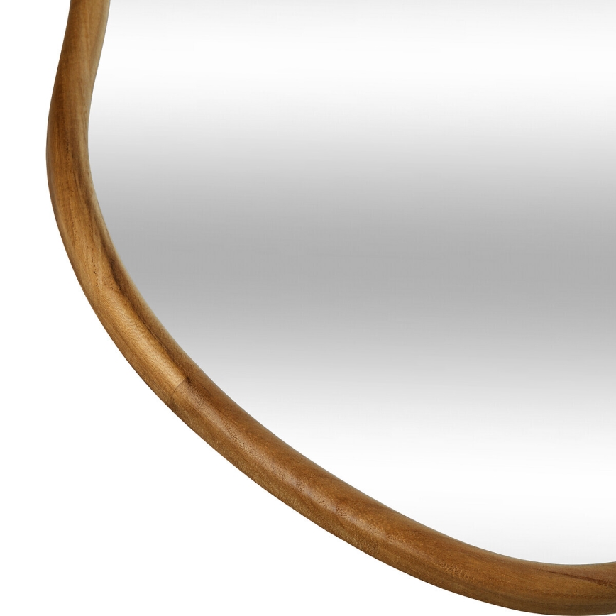 Atmosphera - Espejo de pared LIVIA 75x45 cm paulownia