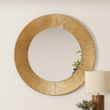 Atmosphera - Espejo de pared MILDA diá. 90 cm