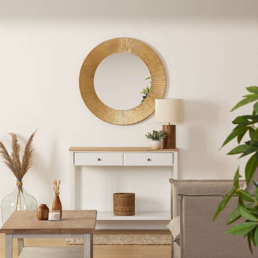 Atmosphera - Espejo de pared MILDA diá. 90 cm