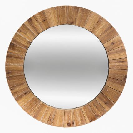 Atmosphera - Espejo de pared PAMELA diá. 83 cm abeto