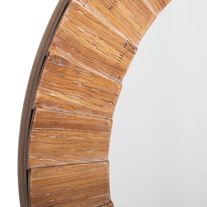 Atmosphera - Espejo de pared PAMELA diá. 83 cm abeto