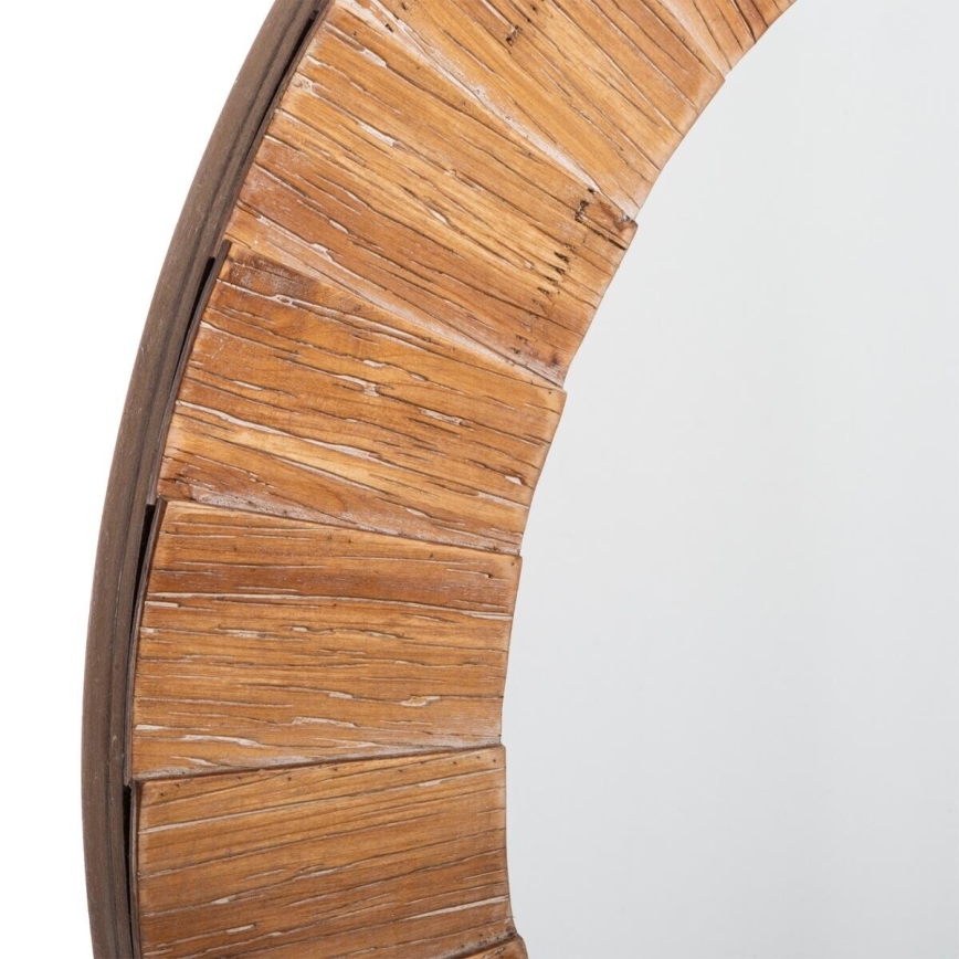 Atmosphera - Espejo de pared PAMELA diá. 83 cm abeto