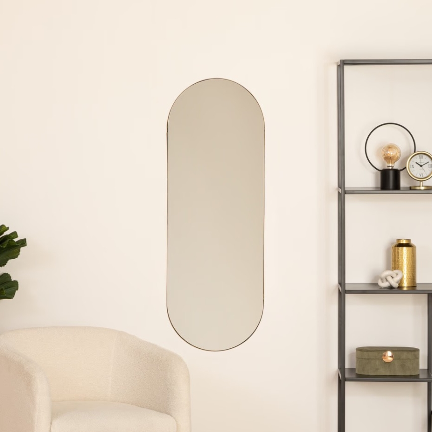 Atmosphera - Espejo de pared SELENA 112x40 cm dorado