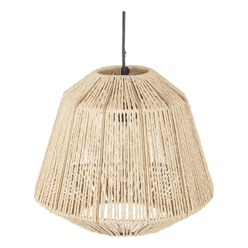 Atmosphera - Lámpara colgante JILY 1xE27/40W/230V yute beige