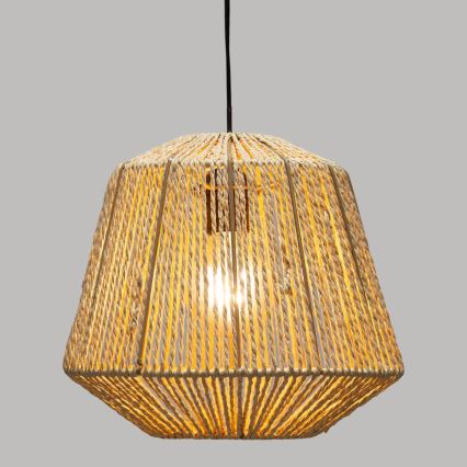 Atmosphera - Lámpara colgante JILY 1xE27/40W/230V yute beige