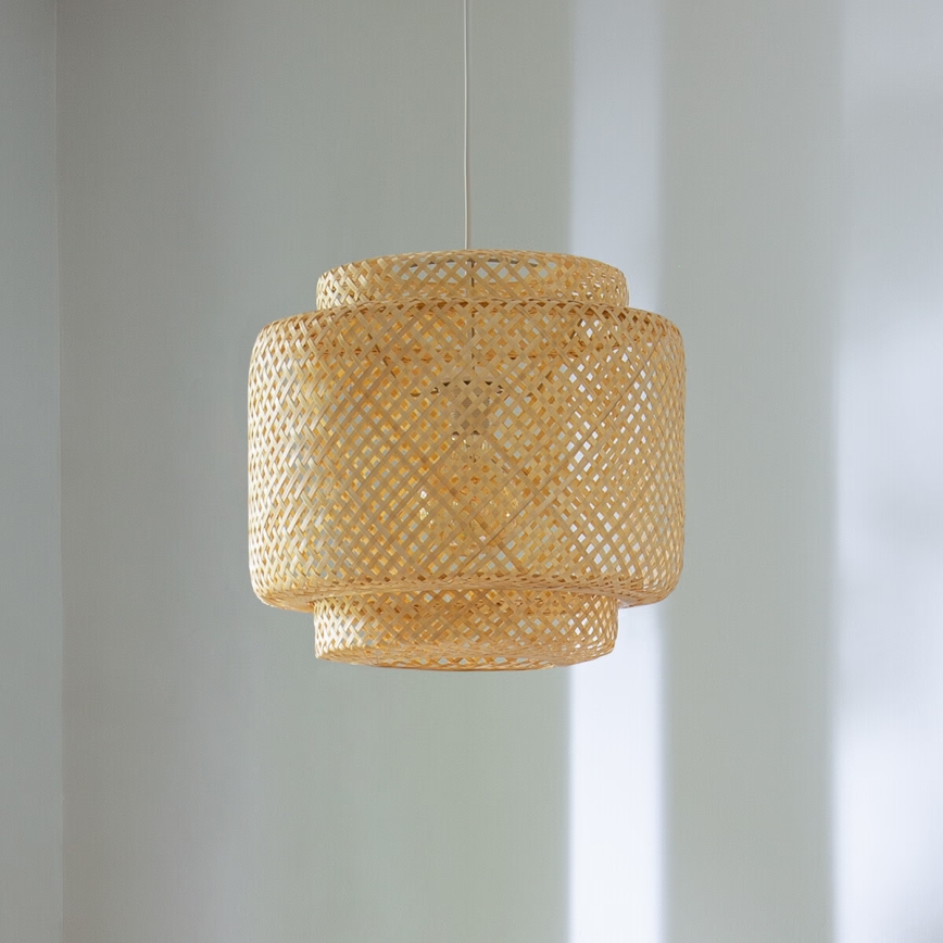 Atmosphera - Lámpara colgante LIBY 1xE27/40W/230V bambú
