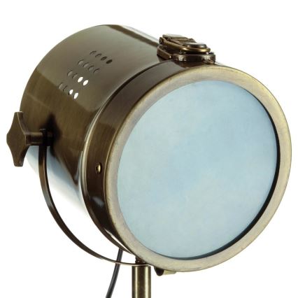 Atmosphera - Lámpara de mesa EBOR 1xE14/25W/230V pino/latón