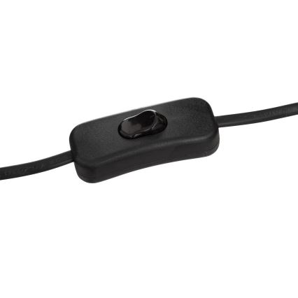 Atmosphera - Lámpara de mesa KOBY 1xE14/40W/230V Cáñamo/negro