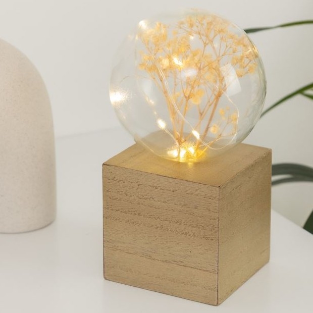 Atmosphera - Lámpara de mesa LED MICRO LED/2xAAA