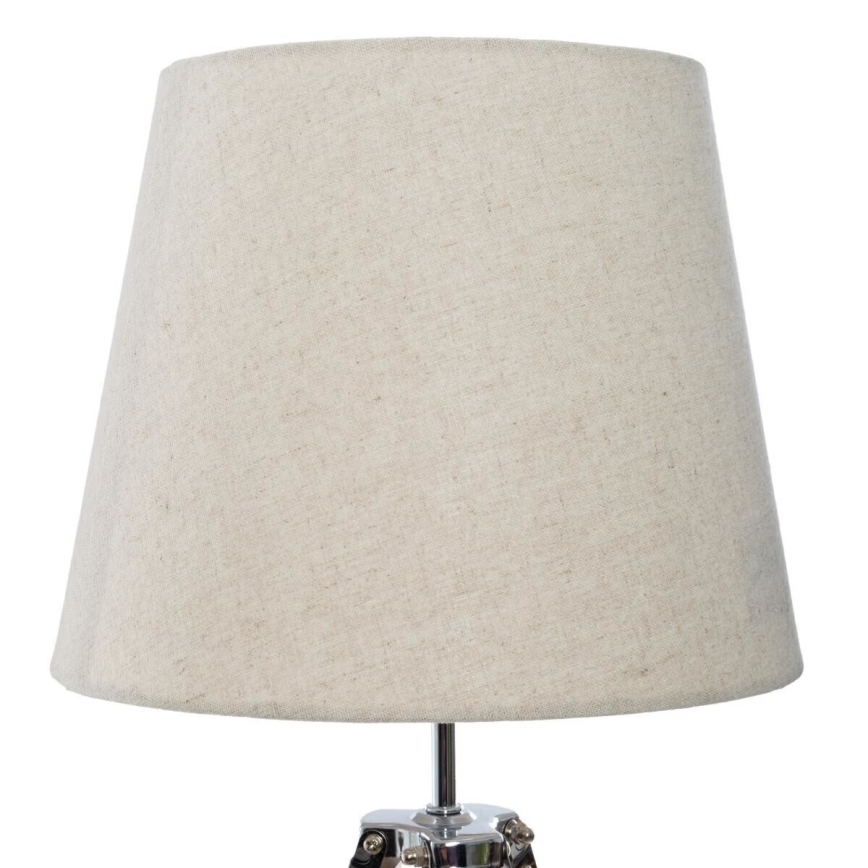 Atmosphera - Lámpara de mesa RUNO 1xE27/25W/230V bambú/color crema