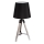 Atmosphera - Lámpara de mesa RUNO 1xE27/25W/230V madera/negro