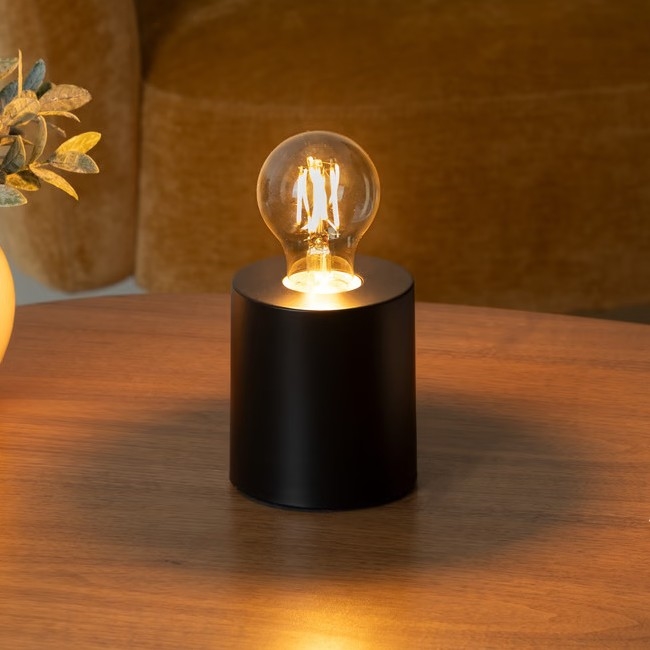 Atmosphera - Lámpara de mesa SABA 1xE27/40W/230V negro