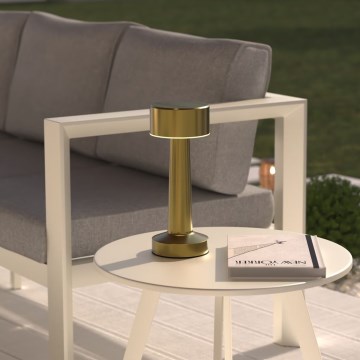 Atmosphera - Lámpara de mesa táctil LED recargable para exterior HALTO LED/3,7V 1800 mAh IP44