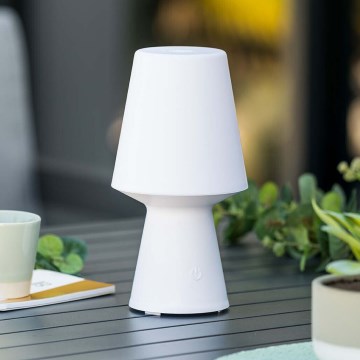 Atmosphera - Lámpara de mesa táctil LED regulable para exterior WIZA LED/5V 2400 mAh 23 cm IP44