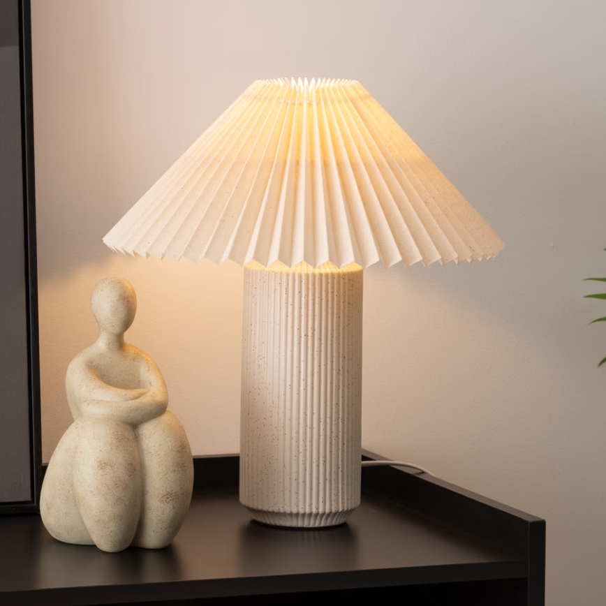 Atmosphera - Lámpara de mesa TALYA 1xE27/40W/230V porcelana