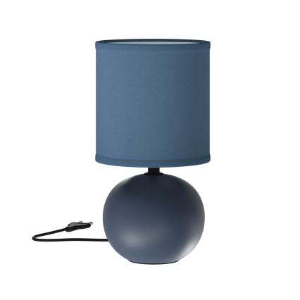 Atmosphera - Lámpara de mesa TIMÉO 1xE14/60W/230V azul oscuro