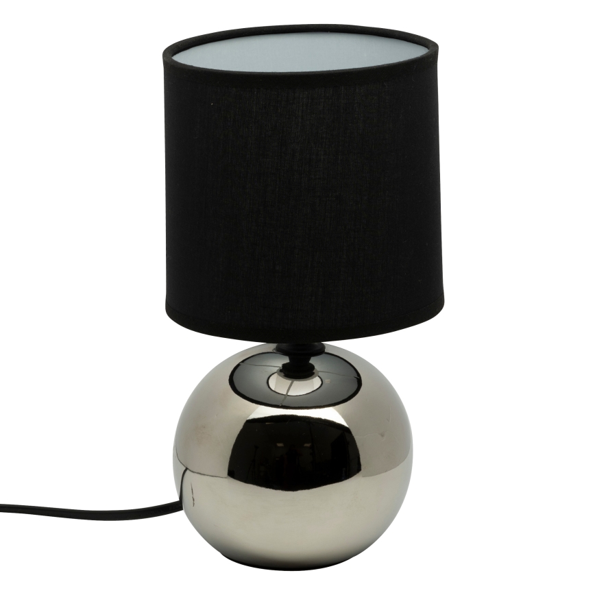 Atmosphera - Lámpara de mesa TIMÉO 1xE14/60W/230V cromo brillante/negro